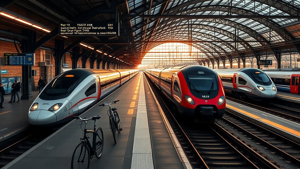 Reizen met het ov in nederland: trein, bus, tram en fiets